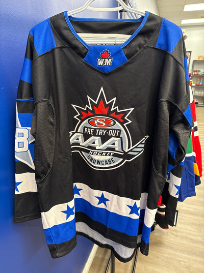 AAA Pre Try-Out Hockey Showcase Jersey Sz Medium