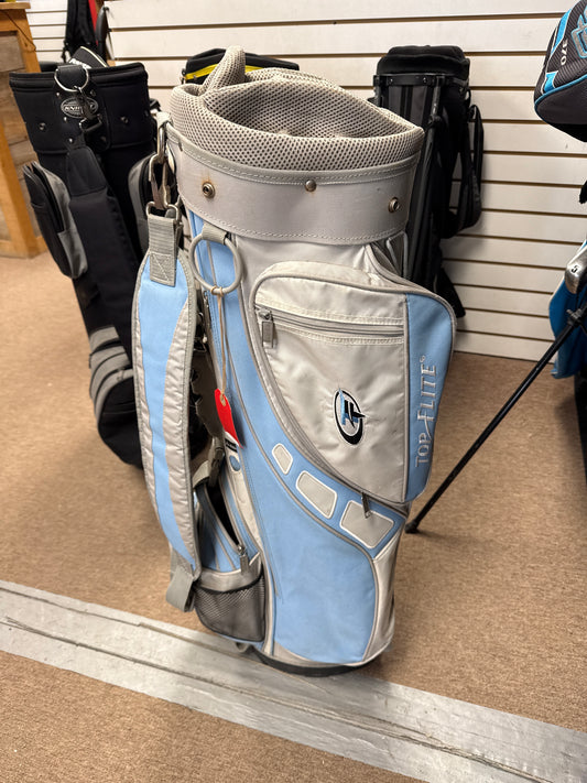 Top Flite Used Golf Bag Blue/White