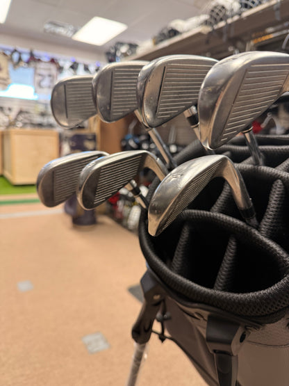 TaylorMade M1 Iron Set 4-9 + PW Steel Shaft Stiff Flex LH Used