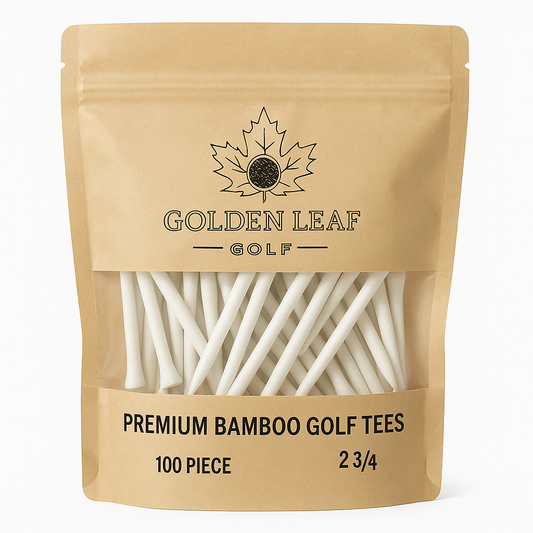 Golden Leaf Golf Tees – 100 Pack of Durable Performance Tees