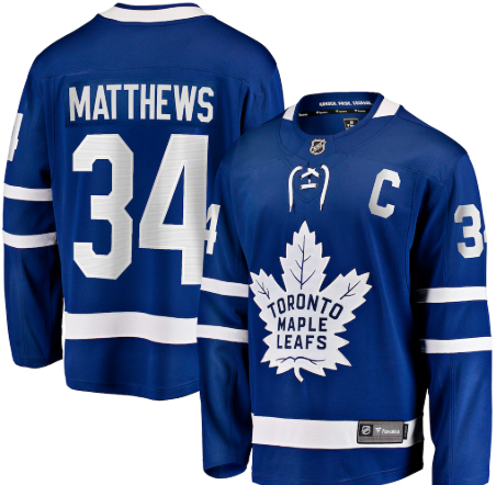 Toronto Maple Leafs Fanatics Breakaway Jersey Matthews #34 XL