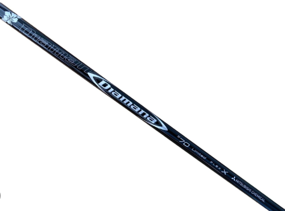 Mitsubishi Diamana S Limited 70 X-Stiff Flex Driver Shaft 46" New