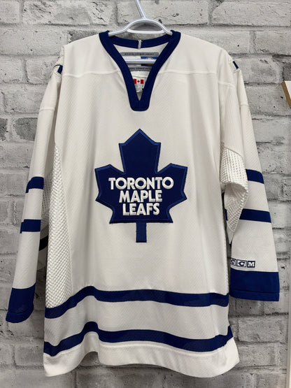 Toronto Maple Leafs CCM Jersey White Away Size Large